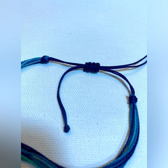 Bohemian thread cord friendship style bracelet adjustable wrist hippie boho - Picture 2 of 6